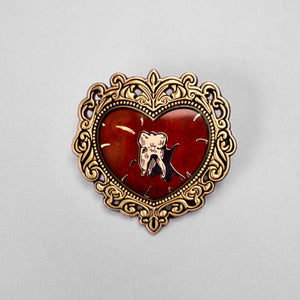 Teeth Frame Oddities Hard Enamel Pin (B Grade)