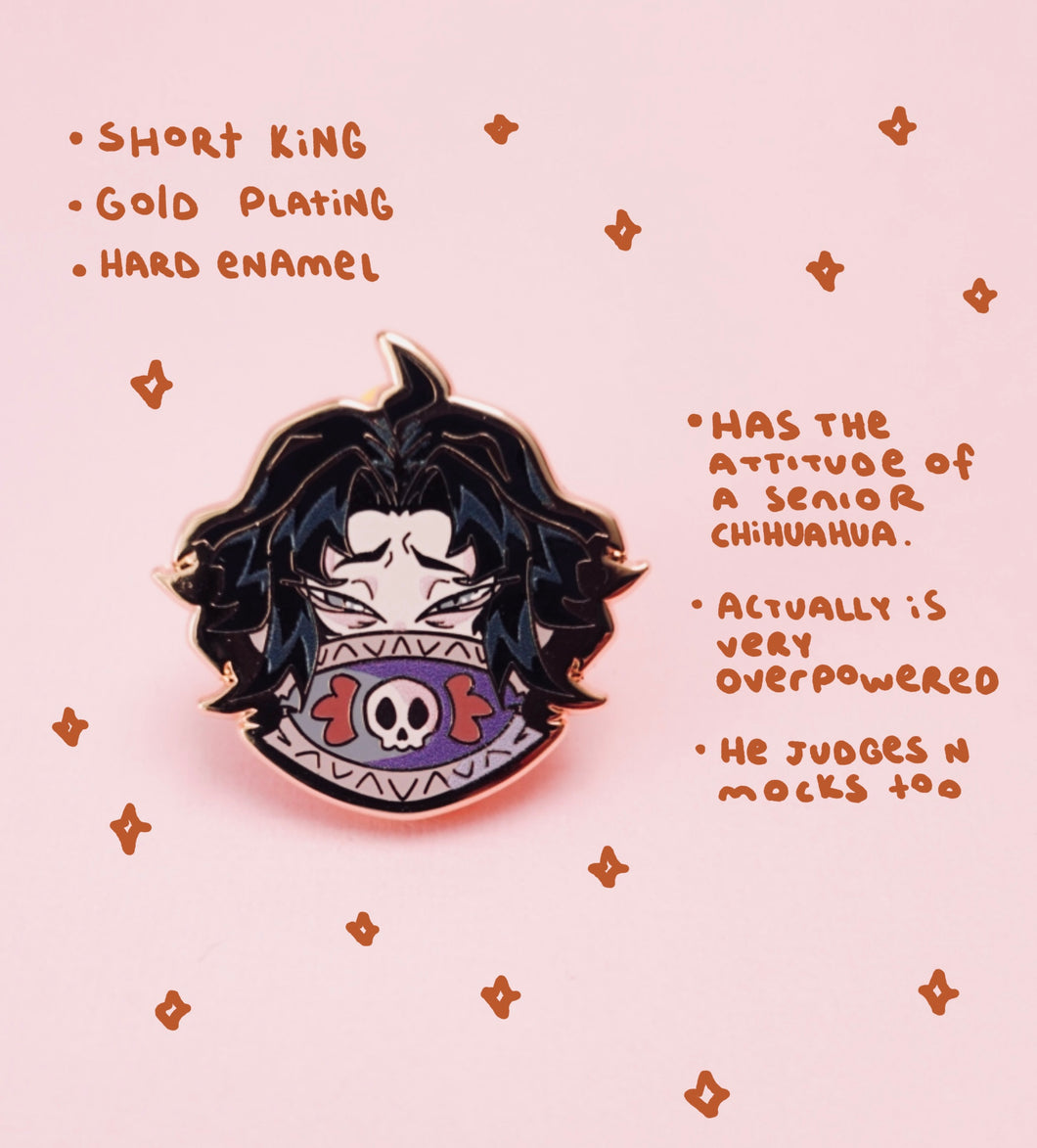 Feitan Chibi Head Hard Enamel Pin