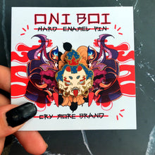 Load image into Gallery viewer, Oniboy Hard Enamel Pin
